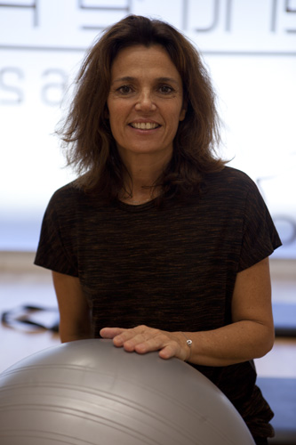 Corinne Valadier, enseignante et gérante du centre Pilates